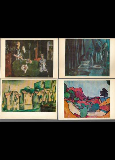 Andre Derain - obrazy w Ermitażu i muzeum Puszkina (komplet 13 pocztówek w obwolucie
